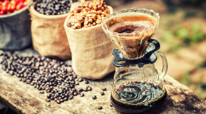 Quality coffee outlet