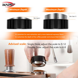 IKAPE Coffee Distributor & Hand Tamper (Various Sizes)